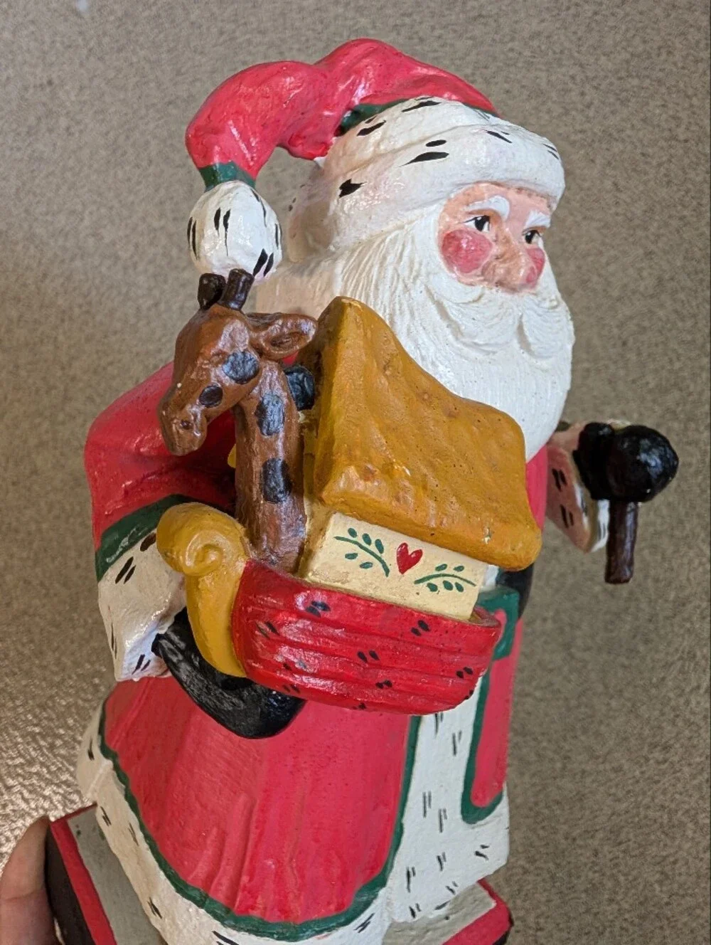 vintage 1990's HOUSE OF HATTEN Santa Claus